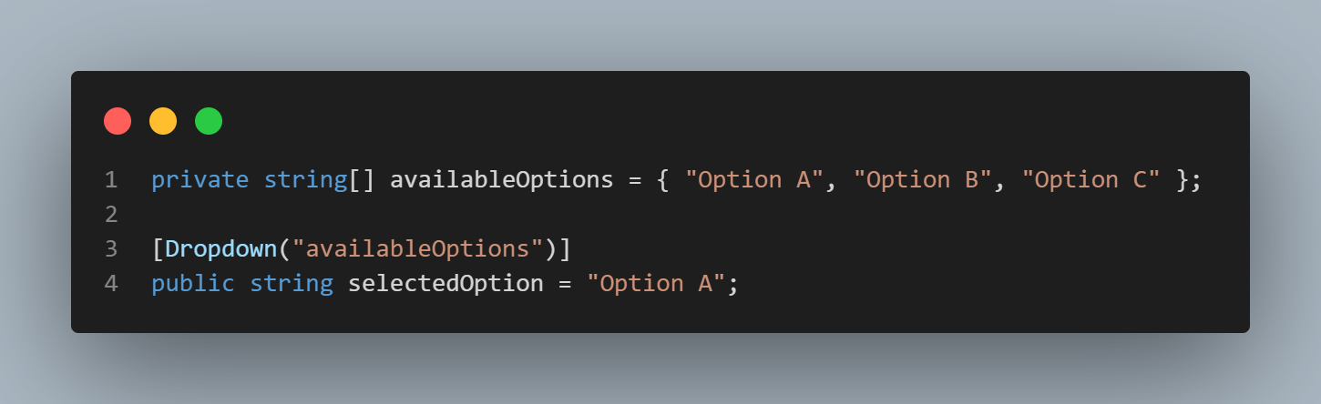 DropDown Example