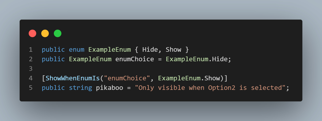 ShowWhenEnum Example
